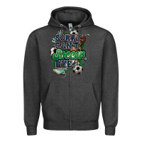 Charcoal Heather Sorry can't Soccer bye Zipper Hoodie - HowdyJamesFarm