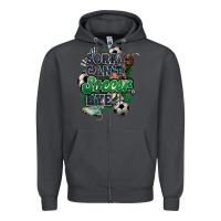 Smoke Sorry can't Soccer bye Zipper Hoodie - HowdyJamesFarm