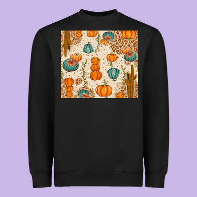 Fall Pumpkins Heavyweight Sweatshirt Designed By Texasbilliewilder