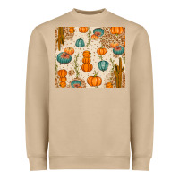 Mushroom Fall Pumpkins Heavyweight Sweatshirt - texasbilliewilder