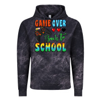 Cloud Black game over back to school Vintage Hoodie - BundleAndBundleShop