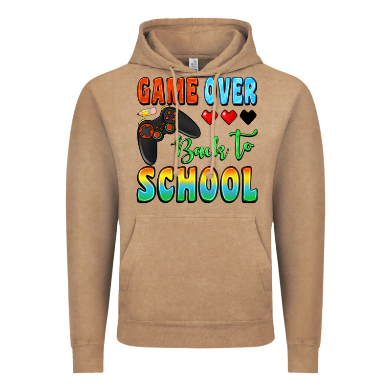 Game Over Back To School Vintage Hoodie by BundleAndBundleShop | Teevron