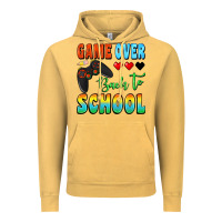 Vintage Mustard game over back to school Vintage Hoodie - BundleAndBundleShop