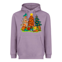 Lavender christmas basketball trees bbs Heavyweight Hoodie - BundleAndBundleShop