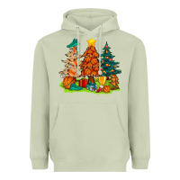 Matcha christmas basketball trees bbs Heavyweight Hoodie - BundleAndBundleShop