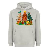 Moon Dust christmas basketball trees bbs Heavyweight Hoodie - BundleAndBundleShop