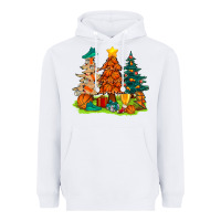 White christmas basketball trees bbs Heavyweight Hoodie - BundleAndBundleShop
