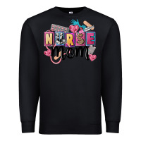 Black nurse mom Premium Sweatshirt - FaDigitalArtStudio