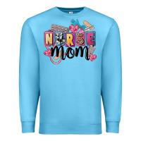 Ocean Blue nurse mom Premium Sweatshirt - FaDigitalArtStudio