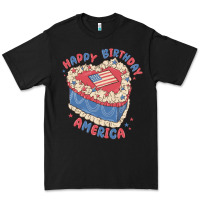 Black happy birthday america Premium Tee - MaliasSmallBusiness