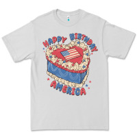 Dove Grey happy birthday america Premium Tee - MaliasSmallBusiness