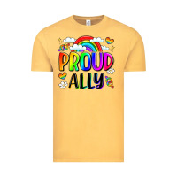 Vintage Mustard proud ally Vintage Tee - LillyAllenDesigns