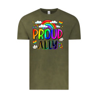 Vintage Olive proud ally Vintage Tee - LillyAllenDesigns