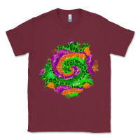 Burgundy halloween patch  1 Classic Tee - BundleAndBundleShop