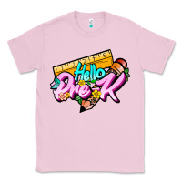 Bubblegum Pink hello pre k Classic Tee - JahusDesignShop
