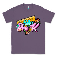 Lavender hello pre k Classic Tee - JahusDesignShop