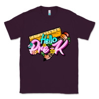 Plum hello pre k Classic Tee - JahusDesignShop