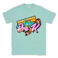 Seafoam hello pre k Classic Tee - JahusDesignShop