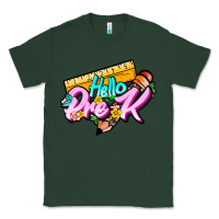 Sports Green hello pre k Classic Tee - JahusDesignShop