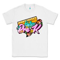 White hello pre k Classic Tee - JahusDesignShop