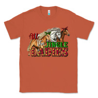 Copper all the jingle ladies christmas horses Classic Tee - LillyAllenDesigns