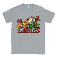 Heather Grey all the jingle ladies christmas horses Classic Tee - LillyAllenDesigns