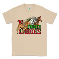 Mushroom all the jingle ladies christmas horses Classic Tee - LillyAllenDesigns