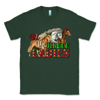 Sports Green all the jingle ladies christmas horses Classic Tee - LillyAllenDesigns