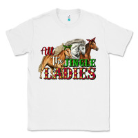 White all the jingle ladies christmas horses Classic Tee - LillyAllenDesigns