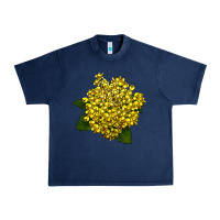 Navy Oregon Grape Flower Illustrations Urban Heavy Tee - LillyAllenDesigns