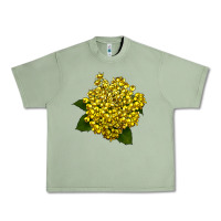 Oil Green Oregon Grape Flower Illustrations Urban Heavy Tee - LillyAllenDesigns