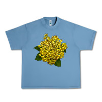 Pebble Blue Oregon Grape Flower Illustrations Urban Heavy Tee - LillyAllenDesigns