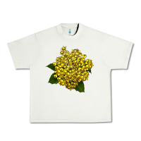 Pistachio Oregon Grape Flower Illustrations Urban Heavy Tee - LillyAllenDesigns