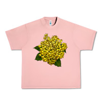 Salmon Oregon Grape Flower Illustrations Urban Heavy Tee - LillyAllenDesigns