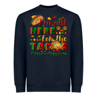 Navy I'm just here for the tacos #cincodemayo Heavyweight Sweatshirt - NancyCooperArtShop