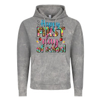 Cloud Rock happy first day of school Vintage Hoodie - BundleAndBundleShop