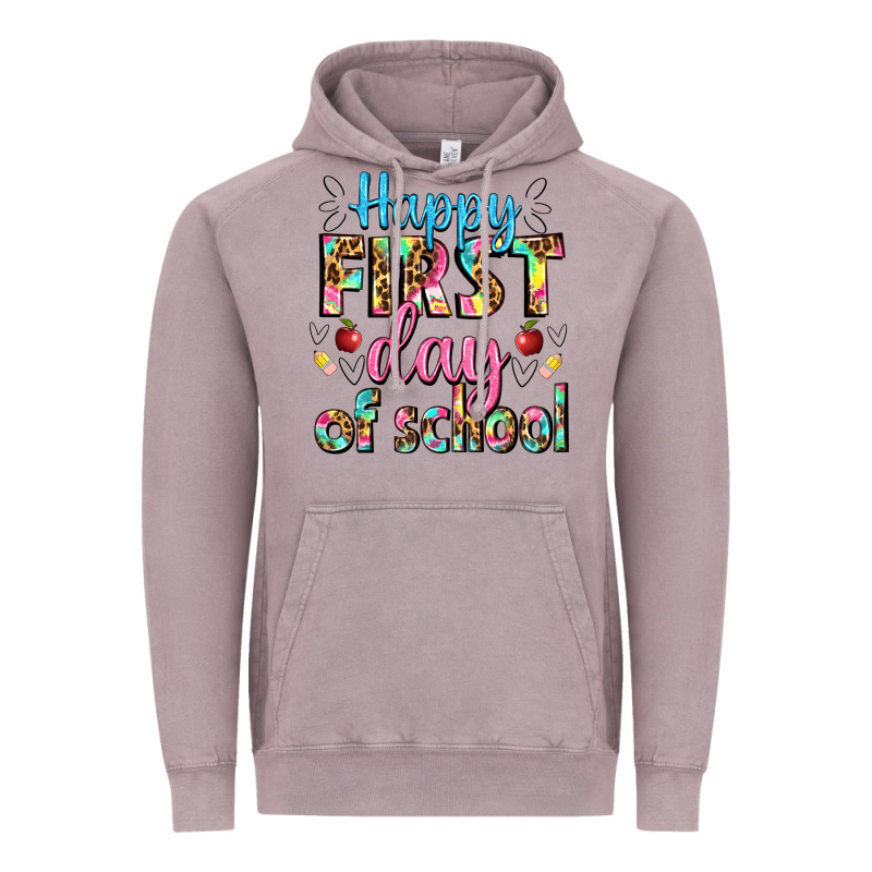 Happy First Day Of School Vintage Hoodie by BundleAndBundleShop | Teevron