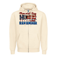 Sandshell Memorial day honor and remember 4th of july Zipper Hoodie - CowGirlArtShop