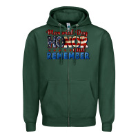 Sports Green Memorial day honor and remember 4th of july Zipper Hoodie - CowGirlArtShop