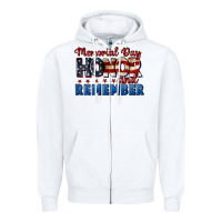 White Memorial day honor and remember 4th of july Zipper Hoodie - CowGirlArtShop