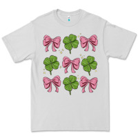 Coquette Bow Clover St. Patrick's Day Premium Tee | Teevron