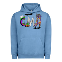 Pigment Pebble Blue cma Urban Hoodie - CowhideDigitalArt