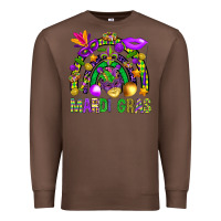 Chestnut Mardi Gras Rainbow Premium Sweatshirt - BundleAndBundleShop