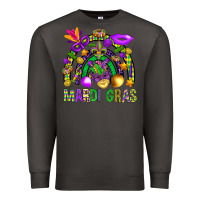Smoke Mardi Gras Rainbow Premium Sweatshirt - BundleAndBundleShop