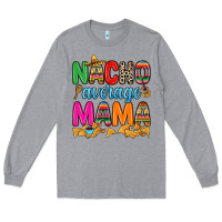 Heather Grey Nacho average mama Long Sleeve Tee - RanaPortraitStore