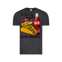 Vintage Black tu eres la coquita pa mis taquitos Vintage Tee - LillyAllenDesigns