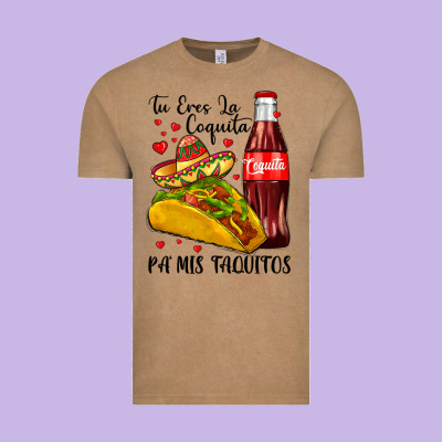 Tu Eres La Coquita Pa Mis Taquitos Vintage Tee Designed By Lillyallendesigns