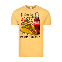 Vintage Mustard tu eres la coquita pa mis taquitos Vintage Tee - LillyAllenDesigns