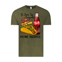 Vintage Olive tu eres la coquita pa mis taquitos Vintage Tee - LillyAllenDesigns