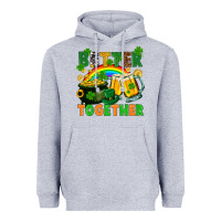 Heather Grey St. Patrick's Day better together Heavyweight Hoodie - FaDigitalArtStudio